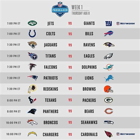 football games today nfl 2019